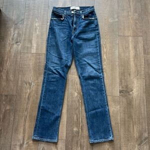 Reformation dark wash jeans